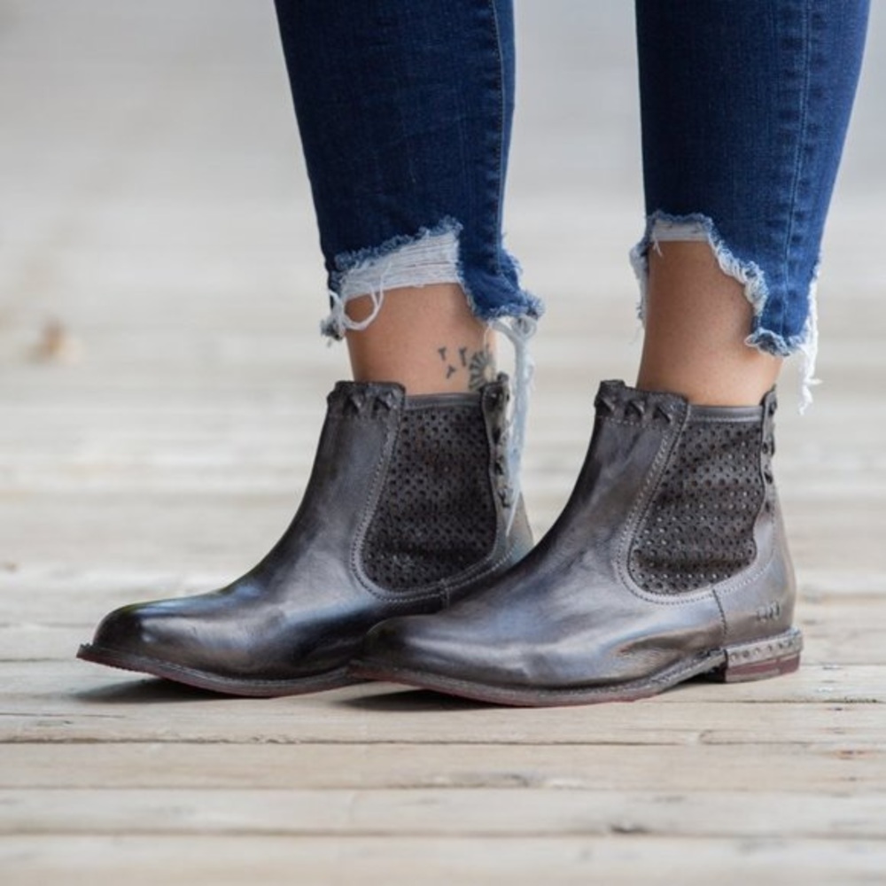 Bed Stu Baylene short boots - Rustic Taupe - Handcrafted Genuine Leather